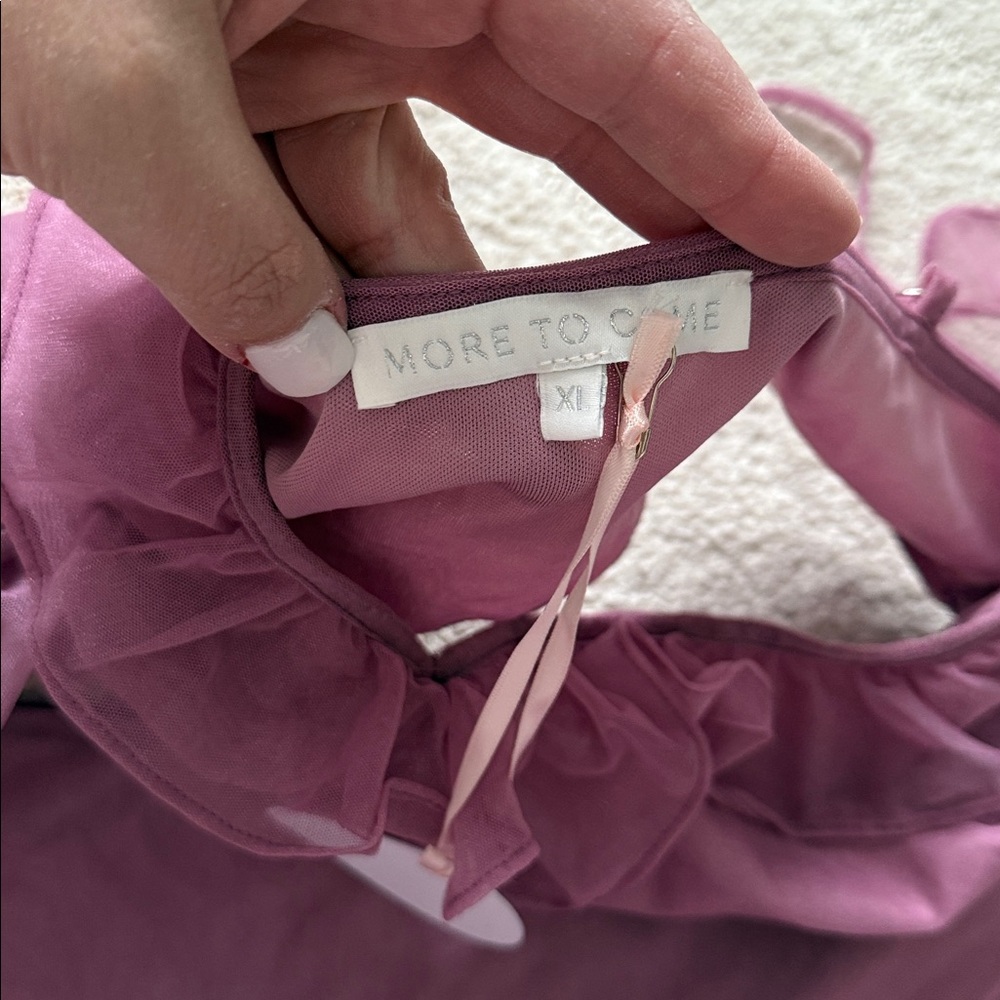 NEW- More To Come Payton Ruffle Dress - Picture 9 of 11